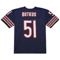 Punc C.Bears #51 Dick Butkus Mitchell & Ness Navy Legacy Replica Stitched Puhic Jersey