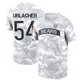 Punc C.Bears #54 Brian Urlacher Player Arctic Camo Salute to Service Performance T-Shirt Limited Stitched Jerseys