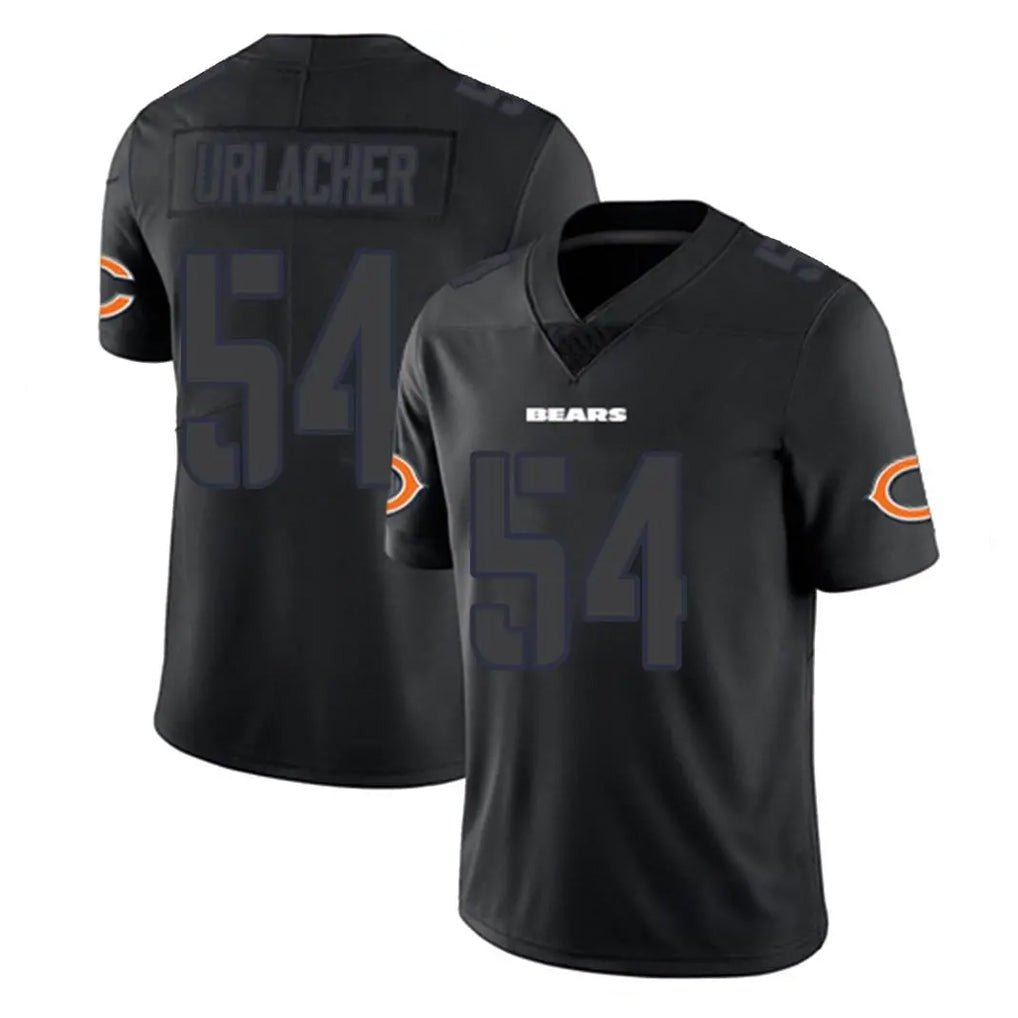 Punc C.Bears #54 Brian Urlacher Player Black Impact Limited Game Stitched Jerseys