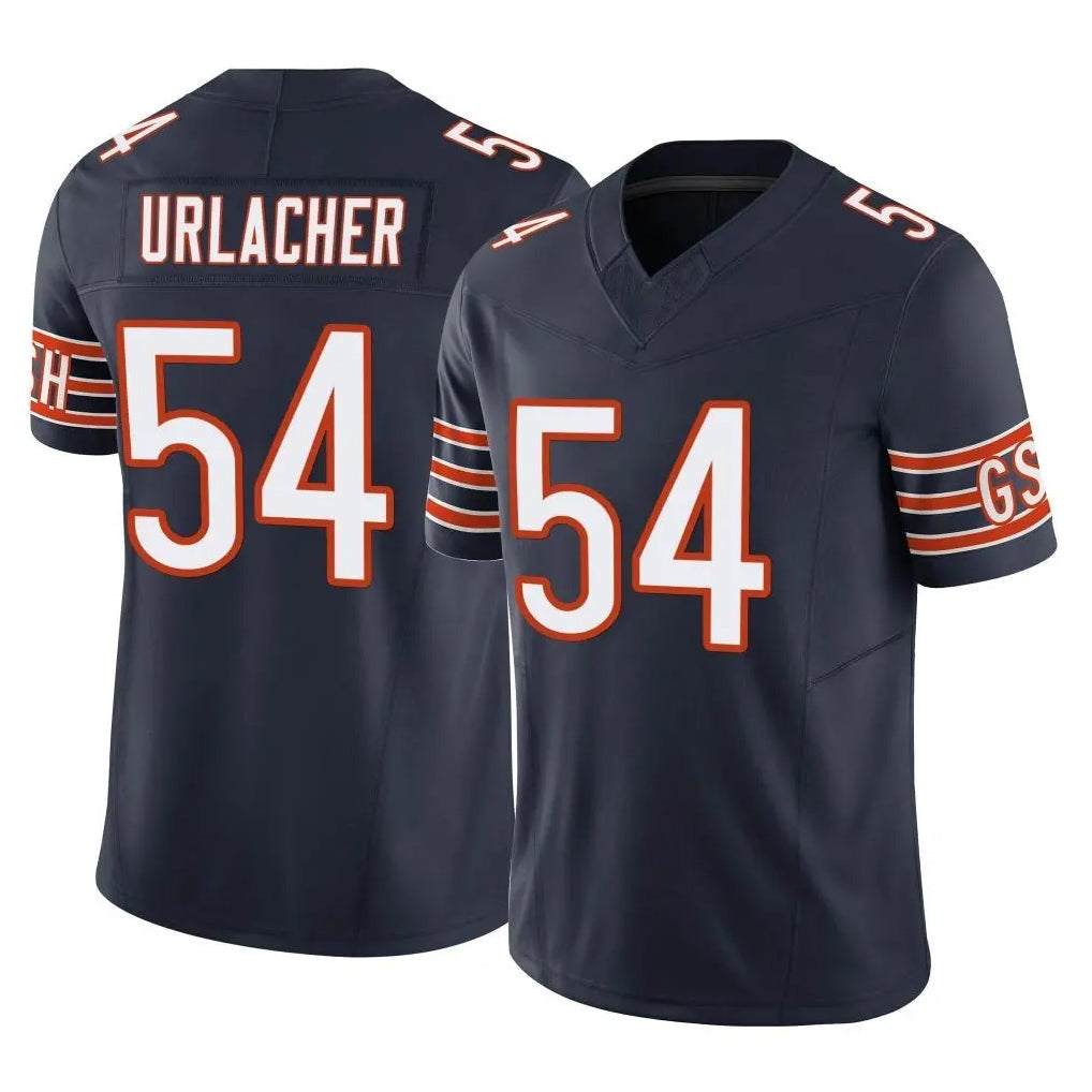 Punc C.Bears #54 Brian Urlacher Player Navy Vapor F.U.S.E. Limited Home Game Stitched Jerseys