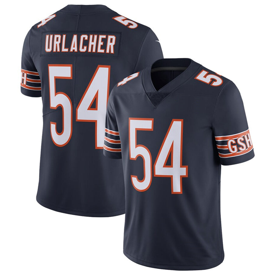 Punc C.Bears #54 Brian Urlacher Player Navy Vapor Limited Game Stitched Jerseys