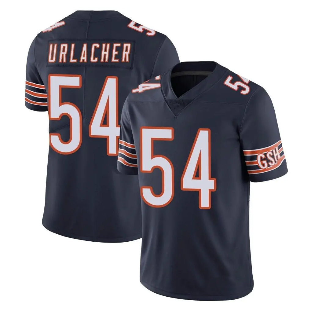 Punc C.Bears #54 Brian Urlacher Player Navy Vapor Untouchable Limited Home Game Stitched Jerseys