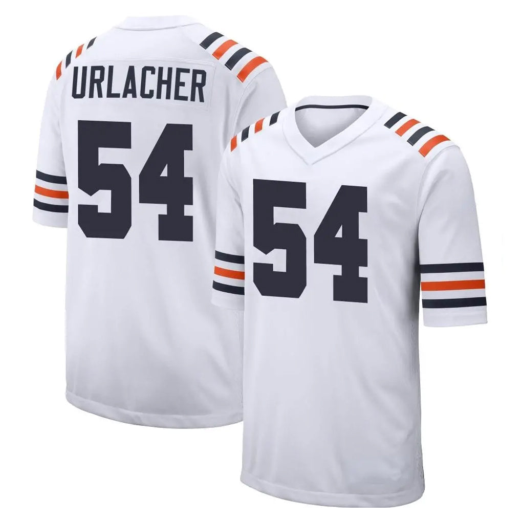 Punc C.Bears #54 Brian Urlacher Player White Classic Home Game Stitched Jerseys