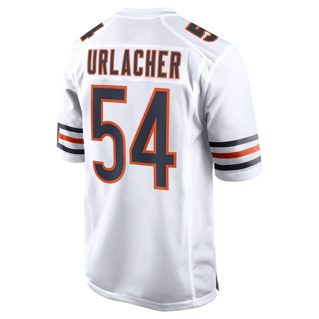 Punc C.Bears #54 Brian Urlacher Player White Home Game Stitched Jerseys