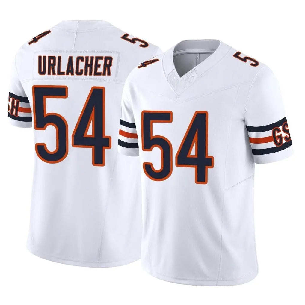 Punc C.Bears #54 Brian Urlacher Player White Vapor F.U.S.E. Limited Home Game Stitched Jerseys
