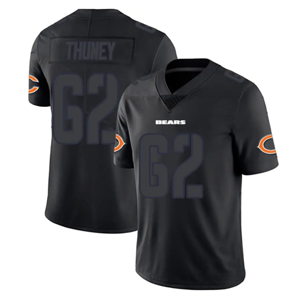 Punc C.Bears #62 Joe Thuney Player Black Impact Limited Game Stitched Jerseys