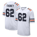 Punc C.Bears #62 Joe Thuney Player White Classic Home Game Stitched Jerseys