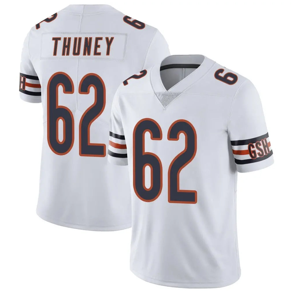 Punc C.Bears #62 Joe Thuney Player White Vapor Untouchable Limited Home Game Stitched Jerseys