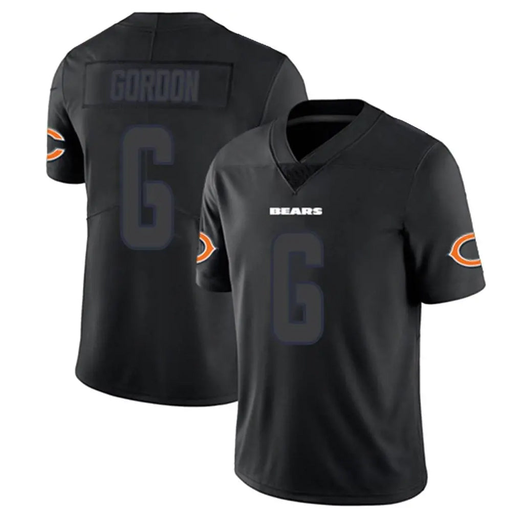 Punc C.Bears #6 Kyler Gordon Player Black Impact Limited Game Stitched Jerseys