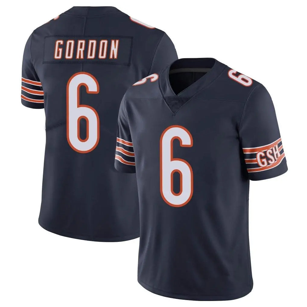 Punc C.Bears #6 Kyler Gordon Player Navy Vapor Untouchable Limited Home Game Stitched Jerseys