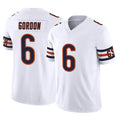 Punc C.Bears #6 Kyler Gordon Player White Vapor F.U.S.E. Limited Home Game Stitched Jerseys