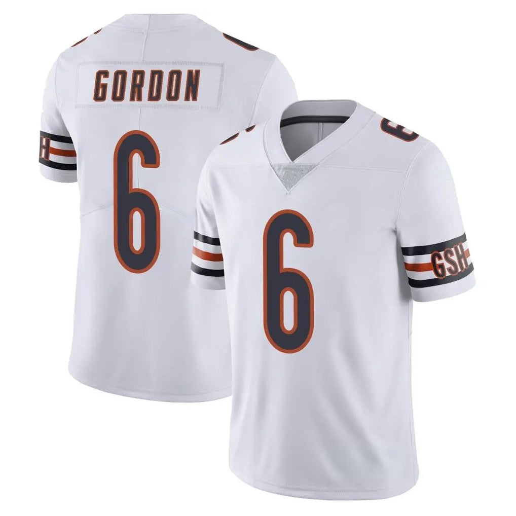 Punc C.Bears #6 Kyler Gordon Player White Vapor Untouchable Limited Home Game Stitched Jerseys