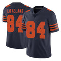 Punc C.Bears #84 Colston Loveland Player Navy Blue Alternate Vapor Untouchable Limited Stitched Jerseys