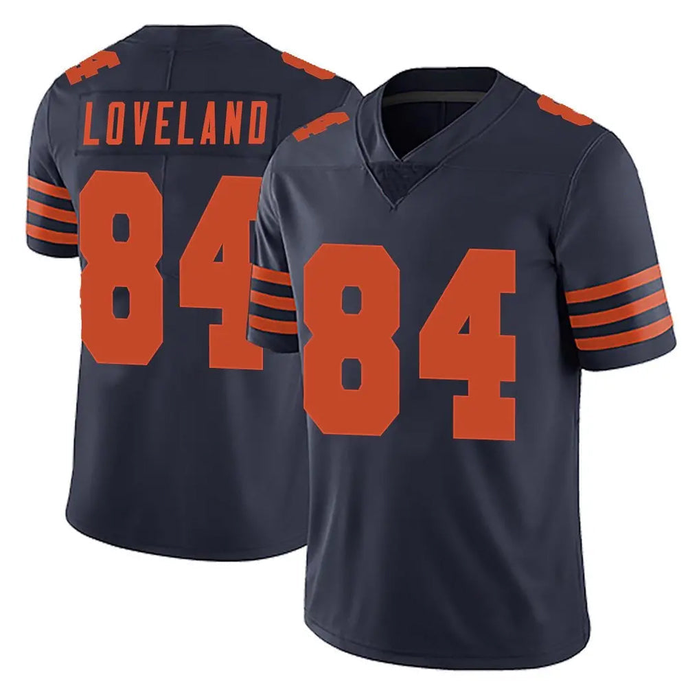 Punc C.Bears #84 Colston Loveland Player Navy Blue Alternate Vapor Untouchable Limited Stitched Jerseys