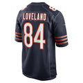Punc C.Bears #84 Colston Loveland Player Navy Home Game Stitched Jerseys