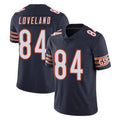 Punc C.Bears #84 Colston Loveland Player Navy Vapor Untouchable Limited Home Game Stitched Jerseys