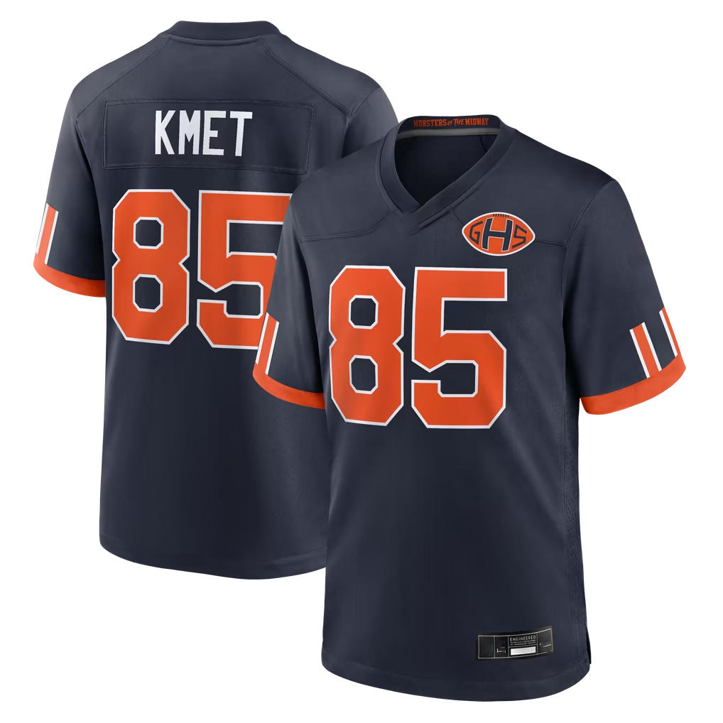 Punc C.Bears #85 Cole Kmet Navy  2026 Rivalries Collection Game Stitched Jerseys