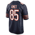 Punc C.Bears #85 Cole Kmet Navy Player Game Jersey American Stitched Jersey