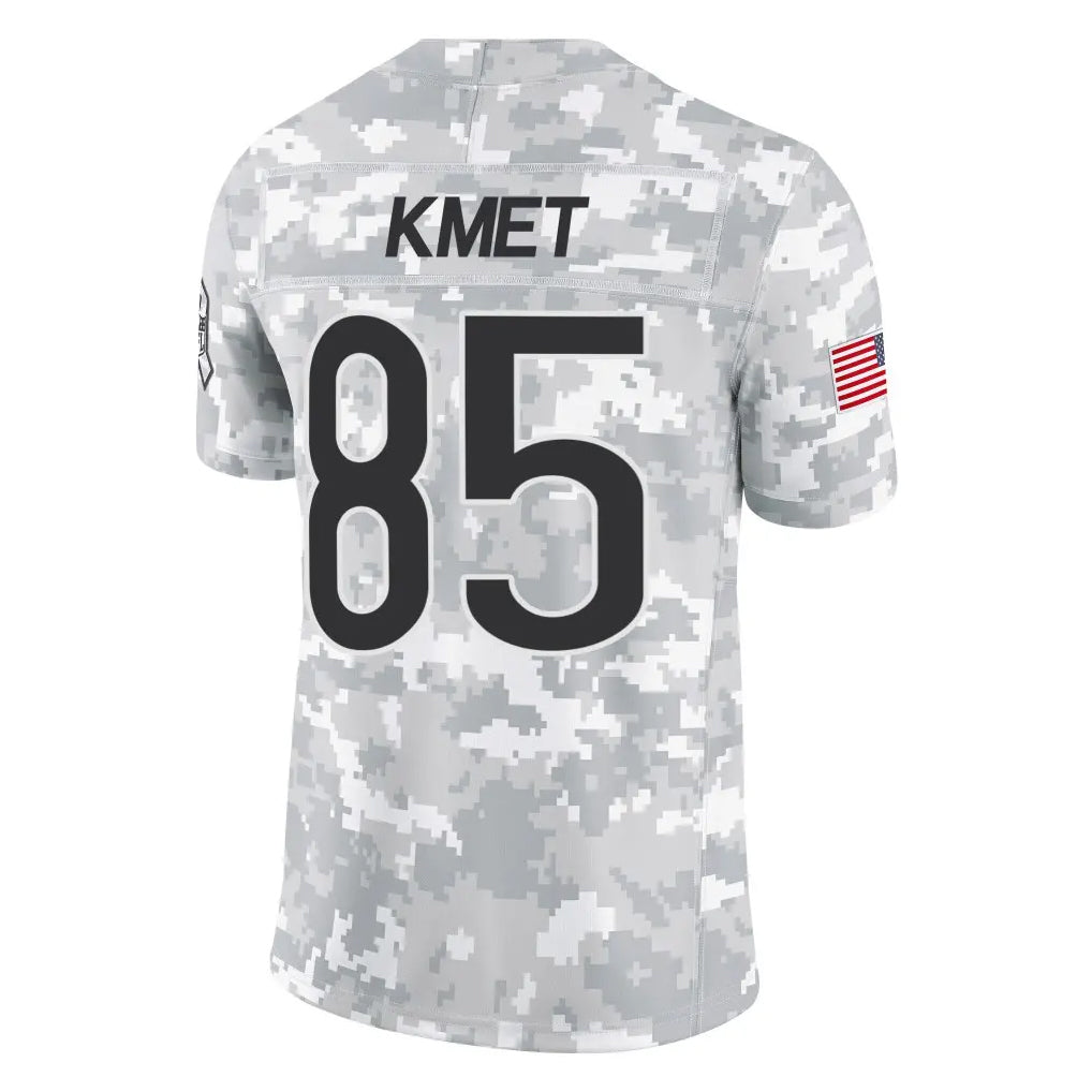 Punc C.Bears #85 Cole Kmet Player Arctic Camo Salute to Service Limited Stitched Jerseys