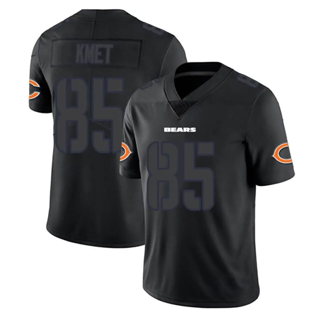 Punc C.Bears #85 Cole Kmet Player Black Impact Limited Game Stitched Jerseys