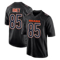 Punc C.Bears #85 Cole Kmet Player Carbon Black Fashion Game Stitched Jerseys