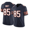 Punc C.Bears #85 Cole Kmet Player Navy Vapor F.U.S.E. Limited Home Game Stitched Jerseys