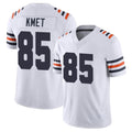Punc C.Bears #85 Cole Kmet Player White Classic Vapor Limited Home Game Stitched Jerseys