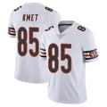 Punc C.Bears #85 Cole Kmet Player White Vapor Untouchable Limited Home Game Stitched Jerseys