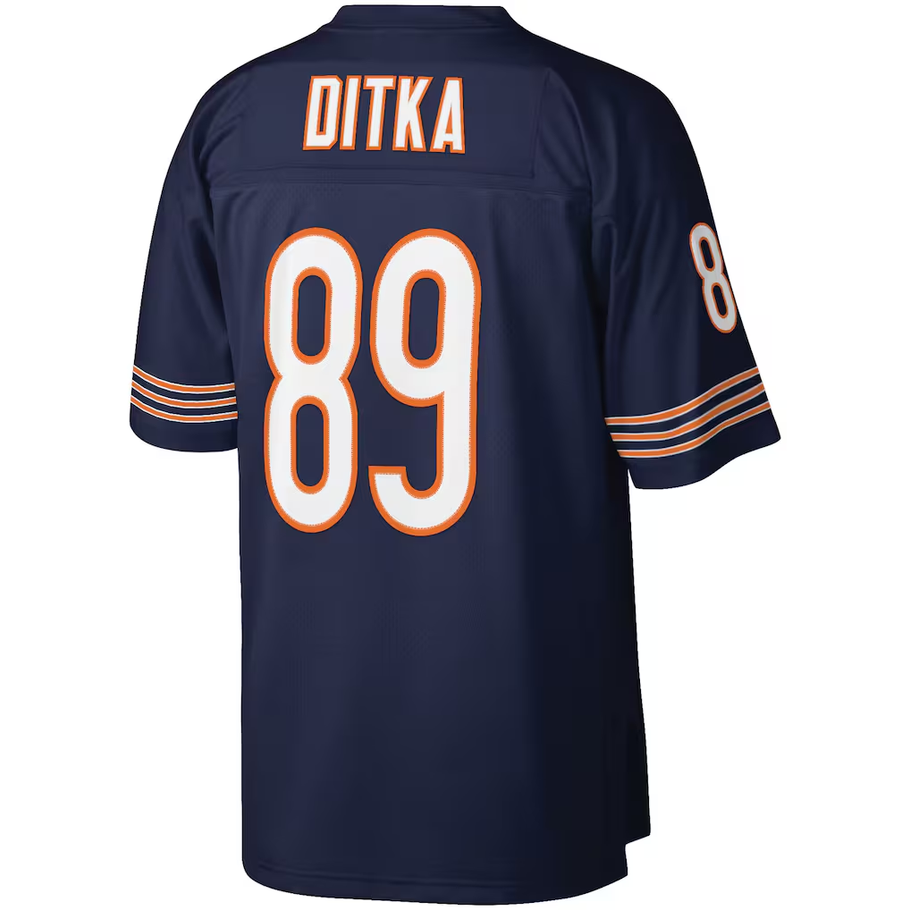 Punc C.Bears #89 Mike Ditka Mitchell & Ness Navy Retired Player Legacy Replica Jersey