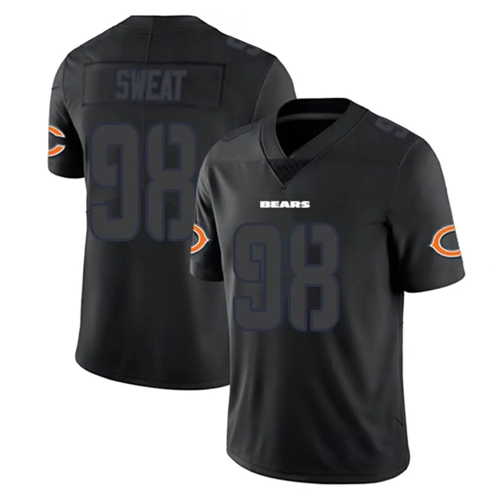 Punc C.Bears #98 Montez Sweat Player Black Impact Limited Game Stitched Jerseys