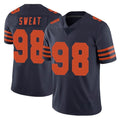 Punc C.Bears #98 Montez Sweat Player Navy Blue Alternate Vapor Untouchable Limited Stitched Jerseys