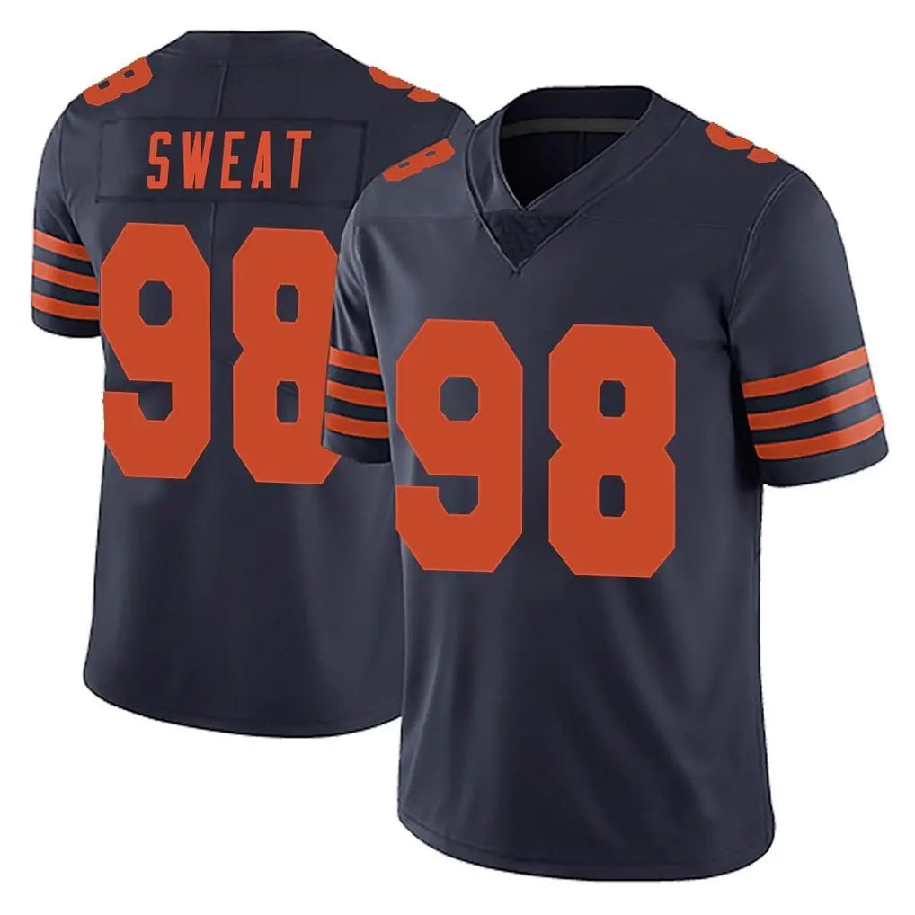 Punc C.Bears #98 Montez Sweat Player Navy Blue Alternate Vapor Untouchable Limited Stitched Jerseys
