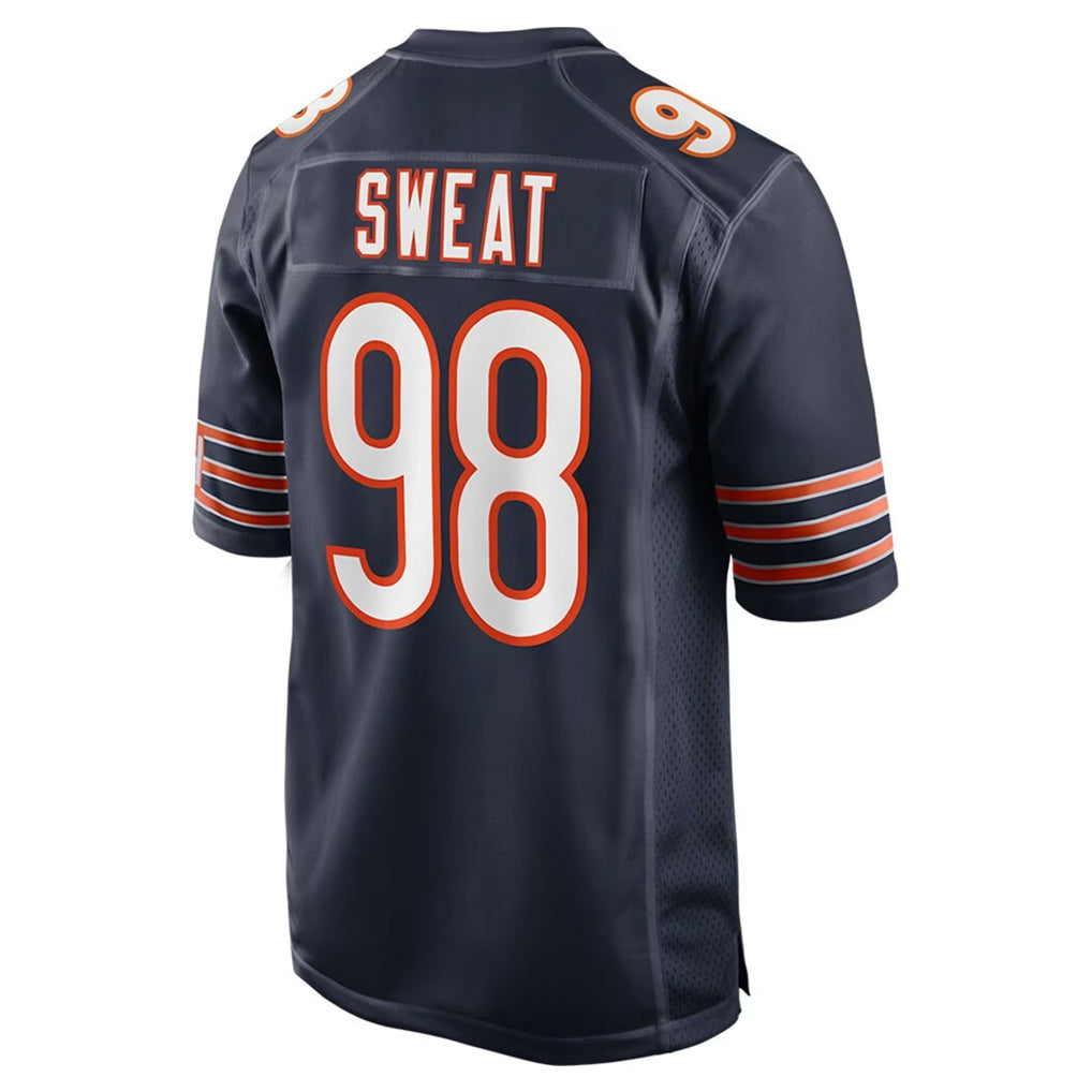 Punc C.Bears #98 Montez Sweat Player Navy Home Game Stitched Jerseys