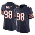 Punc C.Bears #98 Montez Sweat Player Navy Vapor F.U.S.E. Limited Home Game Stitched Jerseys