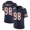 Punc C.Bears #98 Montez Sweat Player Navy Vapor Untouchable Limited Home Game Stitched Jerseys
