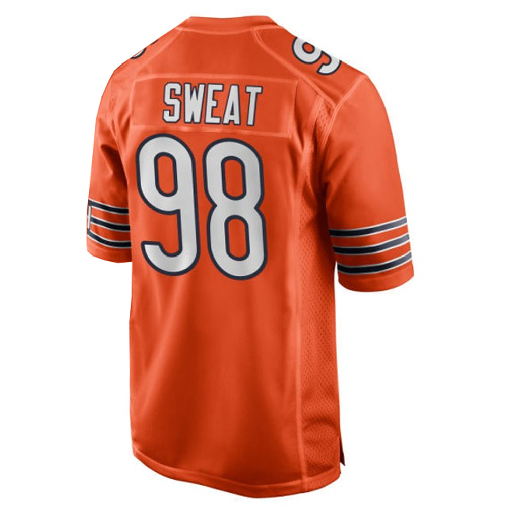Punc C.Bears #98 Montez Sweat Player Orange Home Game Stitched Jerseys
