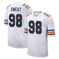 Punc C.Bears #98 Montez Sweat Player White Classic Home Game Stitched Jerseys