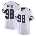 Punc C.Bears #98 Montez Sweat Player White Classic Vapor Limited Home Game Stitched Jerseys