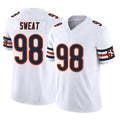 Punc C.Bears #98 Montez Sweat Player White Vapor F.U.S.E. Limited Home Game Stitched Jerseys