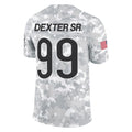 Punc C.Bears #99 Gervon Dexter Sr. Player Arctic Camo Salute to Service Limited Stitched Jerseys
