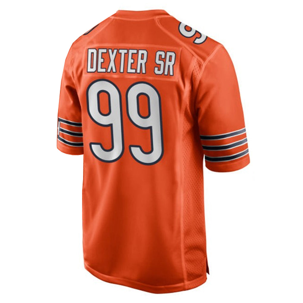 Punc C.Bears #99 Gervon Dexter Sr. Player Orange Home Game Stitched Jerseys