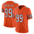 Punc C.Bears #99 Gervon Dexter Sr. Player Orange Vapor F.U.S.E. Limited Home Game Stitched Jerseys