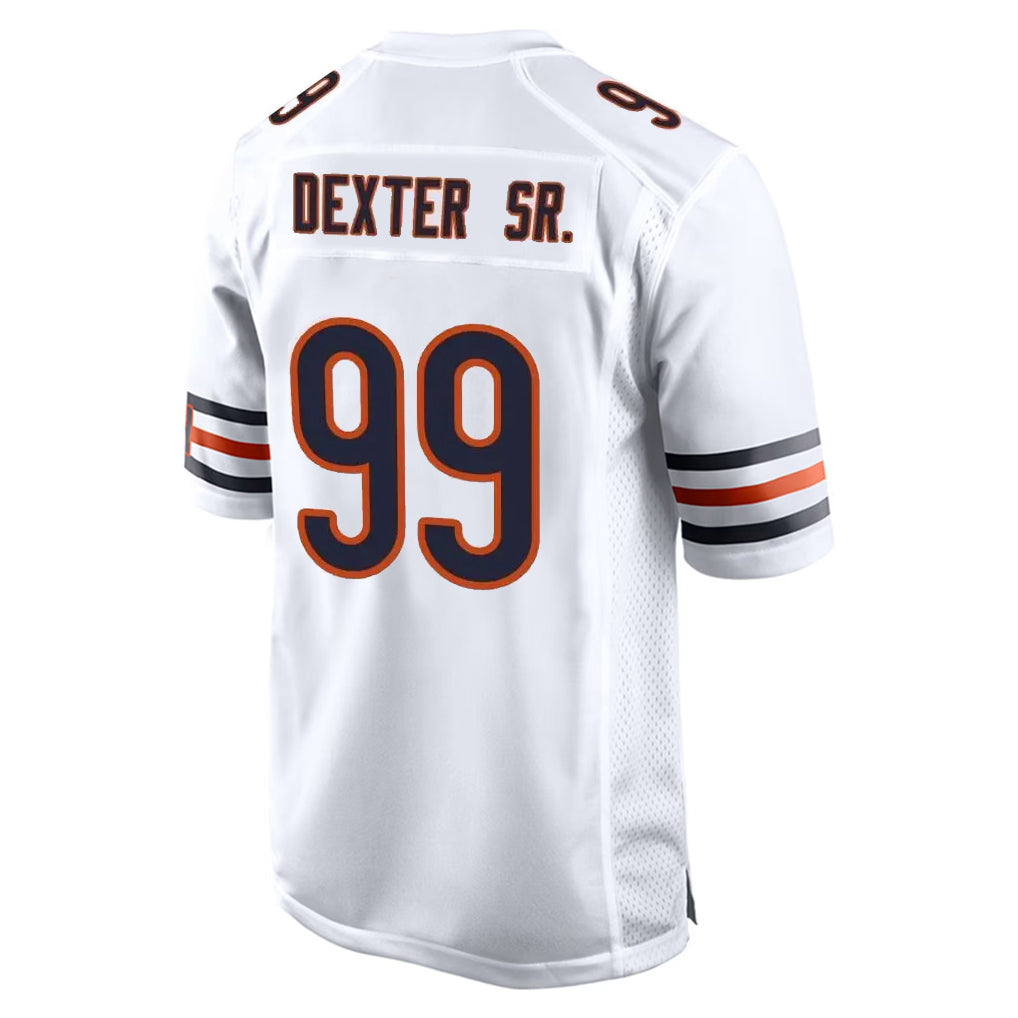 Punc C.Bears #99 Gervon Dexter Sr. Player White Home Game Stitched Jerseys