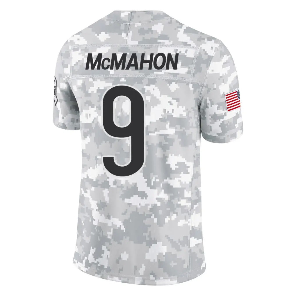 Punc C.Bears #9 Jim McMahon Player Arctic Camo Salute to Service Limited Stitched Jerseys