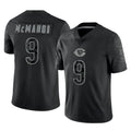 Punc C.Bears #9 Jim McMahon Player Black REFLECTIVE Limited Game Stitched Jerseys
