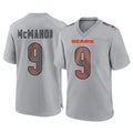 Punc C.Bears #9 Jim McMahon Player Gray Atmosphere Fashion Game Stitched Jerseys