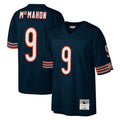 Punc C.Bears #9 Jim McMahon Player Navy Mitchell & Ness Navy Legacy Replica Stitched Jerseys