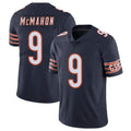 Punc C.Bears #9 Jim McMahon Player Navy Vapor Untouchable Limited Home Game Stitched Jerseys