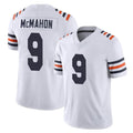 Punc C.Bears #9 Jim McMahon Player White Classic Vapor Limited Home Game Stitched Jerseys