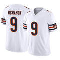 Punc C.Bears #9 Jim McMahon Player White Vapor F.U.S.E. Limited Home Game Stitched Jerseys